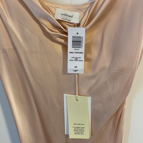WILFRED ONLY RUCHED SLIP DRESS - Picture 5 of 5